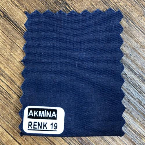 Poplinlikra & Likralı Poplin Kumaş Renki 19  lacivert tonlarında