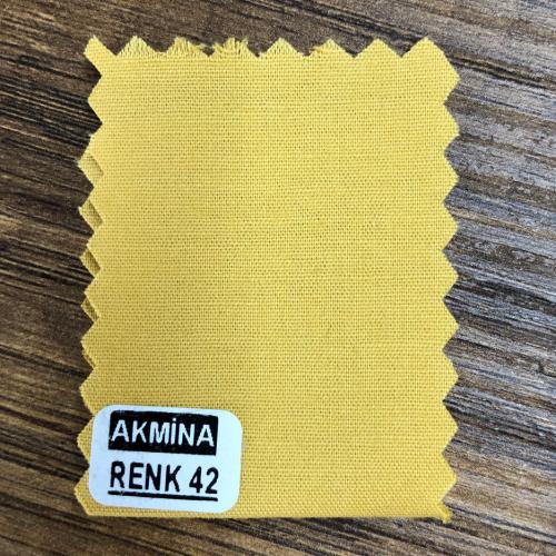 Poplinlikra & Likralı Poplin Safran 42 renk Hardal Sarısı